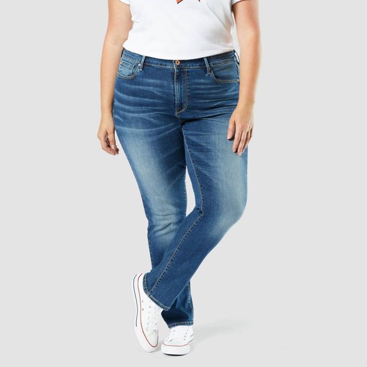 Denizen From Levi's Women's Plus Size Modern Skinny Jeans - Stunner 18w, Women's, Blue