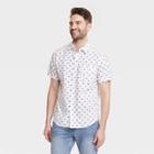 Men's Short Sleeve Button-down Shirt - Goodfellow & Co Off-white