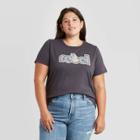 Women's Star Wars Galaxy's Edge Rebel Plus Size Short Sleeve Graphic T-shirt - Black