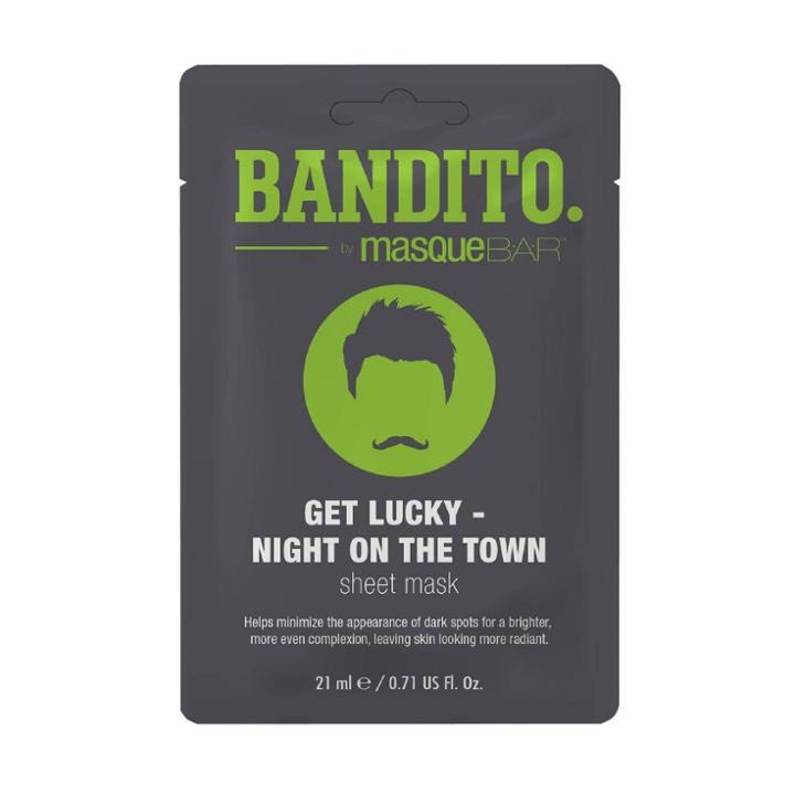 Masque Bar Bandito Get Lucky Night On The Town Face Mask Sheet