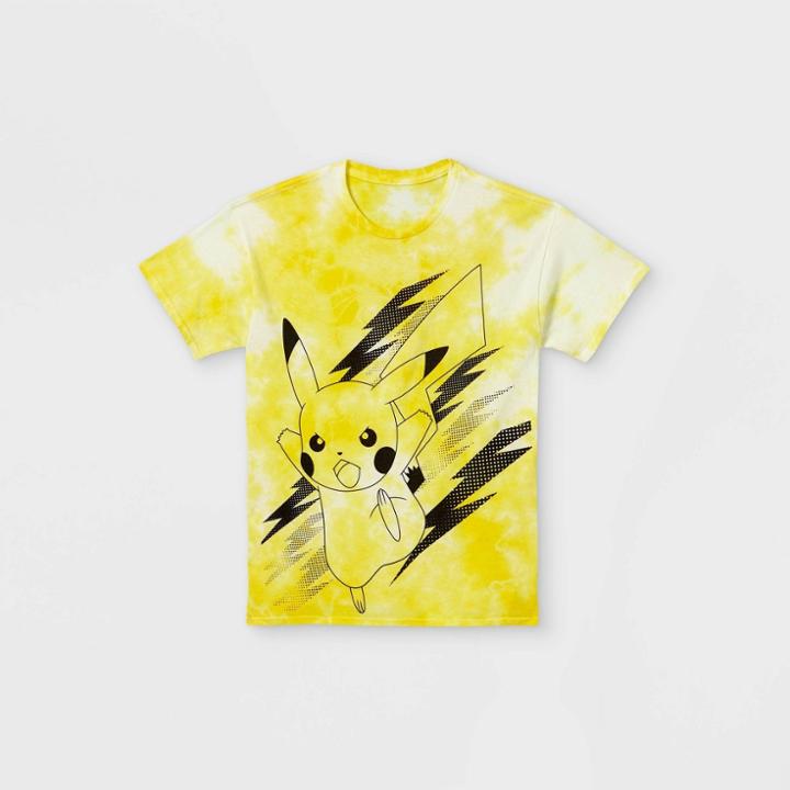 Boys' Pokemon Pika Short Sleeve Graphic T-shirt - Yellow