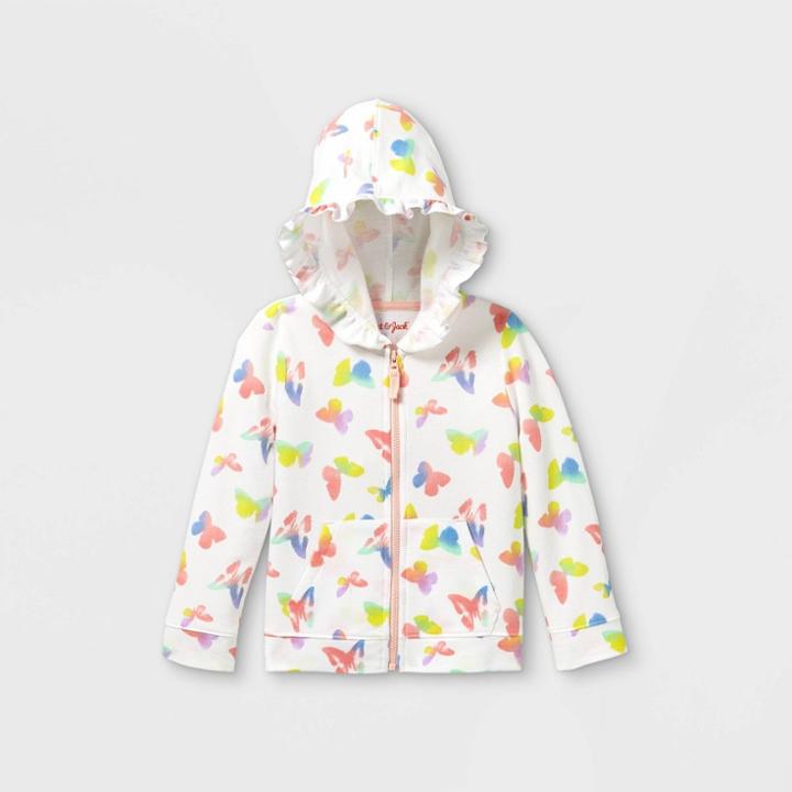 Toddler Girls' Zip-up Hoodie Sweatshirt - Cat & Jack Pink
