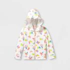 Toddler Girls' Zip-up Hoodie Sweatshirt - Cat & Jack Pink