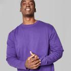 Men's Big & Tall Long Sleeve Boxy T-shirt - Original Use Grape Escape