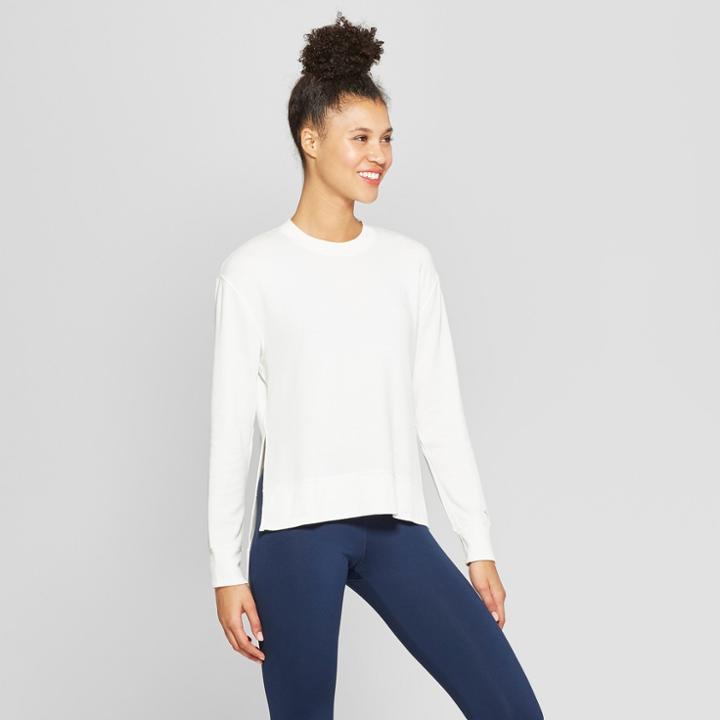 Women's Crew Neck Sweatshirt - Joylab Marshmallow