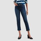 Levi's Women's 724 High-rise Straight Crop Jeans - Blue