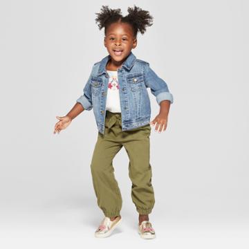 Toddler Girls' Joggers Pants - Genuine Kids From Oshkosh Orchid Leaf