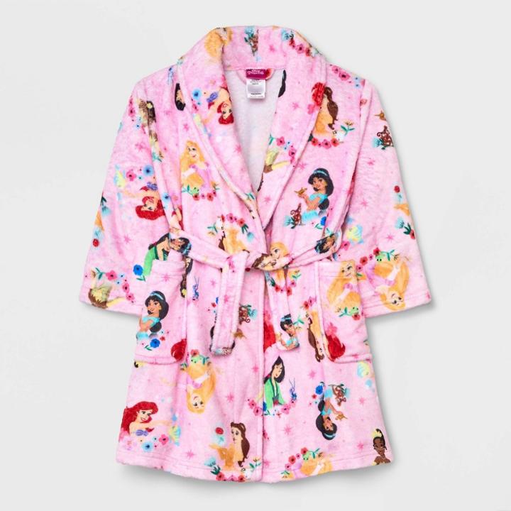 Toddler Girls' Disney Princess Robe - Pink