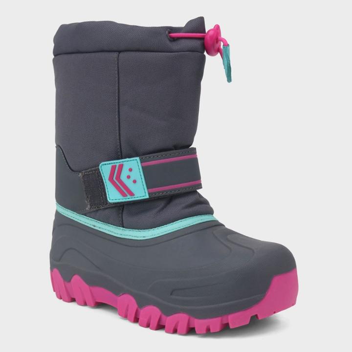 Girls' Pita Toggle Top Winter Boots - Cat & Jack Gray