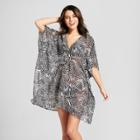 Cover 2 Cover Women's Caftan Cover Up - Black/white