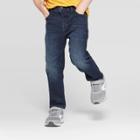 Toddler Boys' Cordura Tough Denim Skinny Jeans  Cat & Jack Dark Blue 12m, Toddler Boy's