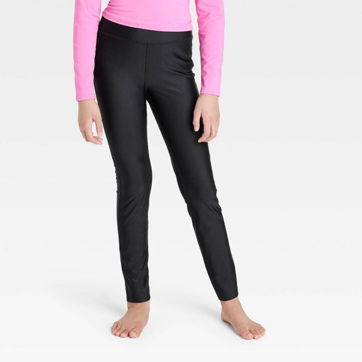 Girls' Swim Leggings - Cat & Jack  Black