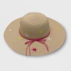 Baby Girls' Embroidery Floppy Hats - Cat & Jack Beige 12-24m, Girl's, White
