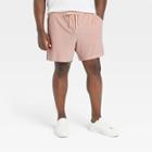 Men's Big & Tall 6.5 Regular Fit Pull-on Shorts - Goodfellow & Co Light Pink