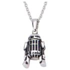 Women's 'star Wars' R2-d2 925 Sterling Silver Pendant With Chain