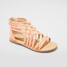 Girls' Vienna Gladiator Sandals - Cat & Jack Coral