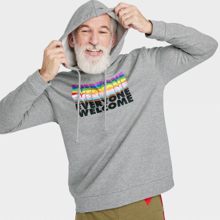 No Brand Pride Adult Everyone Hoodie - Gray