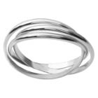 Women's Journee Collection Three-band Rolo Ring In Sterling Silver -