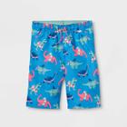 Boys' Dinosaur With Floaties Swim Trunks - Cat & Jack Blue