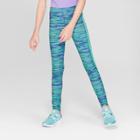 Girls' Novelty Printed Performance Leggings - C9 Champion Blue Dot