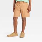 Boys' Flat Front 'at The Knee' Woven Shorts - Cat & Jack Dark Khaki