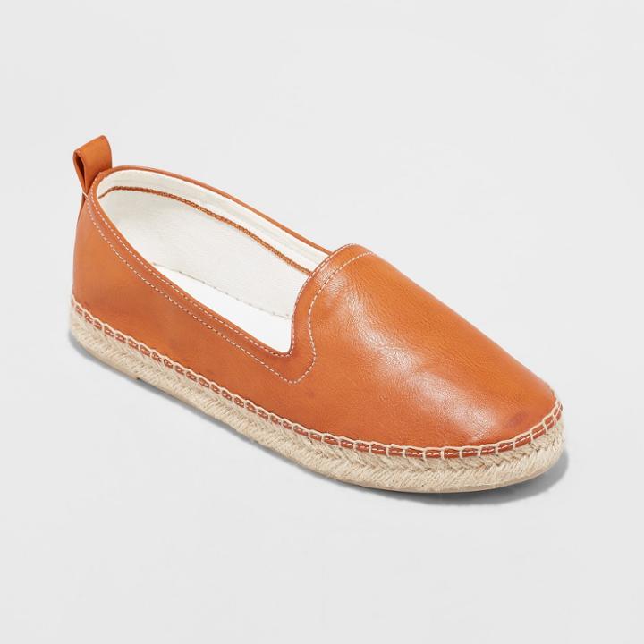 Women's Vauda Slip On Sneakers Espadrilles - Universal Thread Cognac (red)
