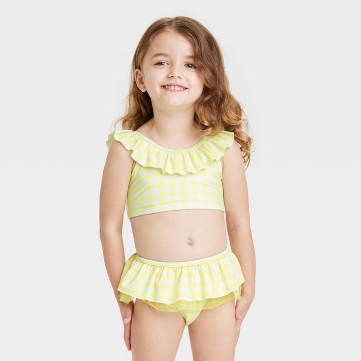 Toddler Girls' 2pc Bikini Set - Cat & Jack Yellow