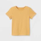 Toddler Boys' Solid Jersey Knit Short Sleeve T-shirt - Cat & Jack Yellow
