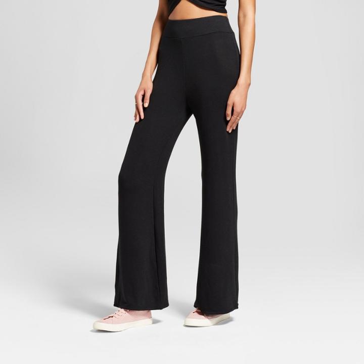 Women's Soft Wide Leg Pants - Mossimo Supply Co. Black