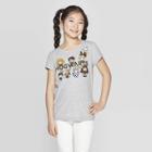 Warner Brothers Girls' Harry Potter Hogwarts Home Short Sleeve T-shirt - Heather Gray