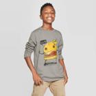 Boys' Long Sleeve Graphic T-shirt - Cat & Jack Gray S, Boy's,