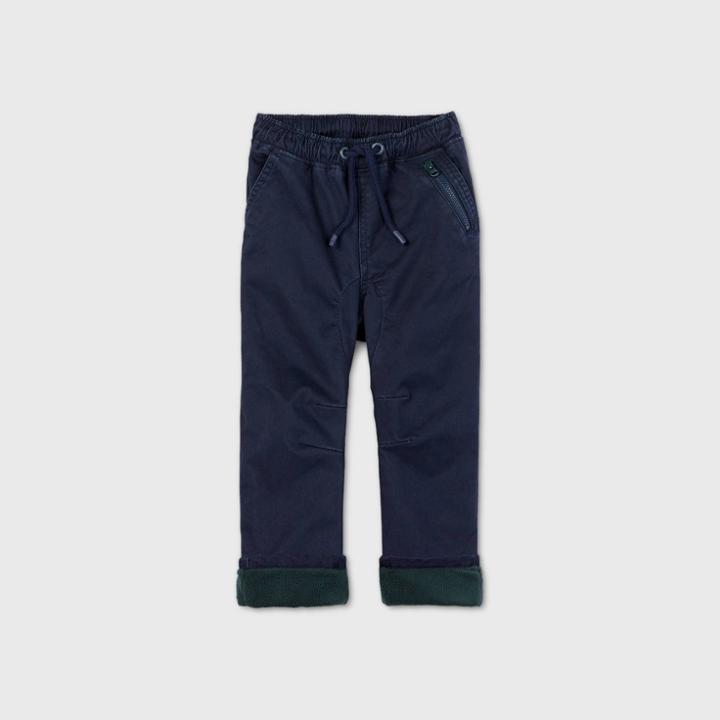 Toddler Boys' Fleece Lined Pull-on Pants - Cat & Jack Blue