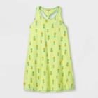 Girls' Printed Sleeveless Knit Dress - Cat & Jack Lemon Yellow