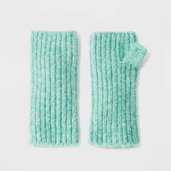 Women's Knit Fingerless Mittens - Universal Thread