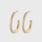 Sugarfix By Baublebar 14k Gold Plated Large Hoop Earrings - Gold
