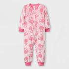 Baby Boys' Minnie Mouse Plush Fleece Union Suit - Pink