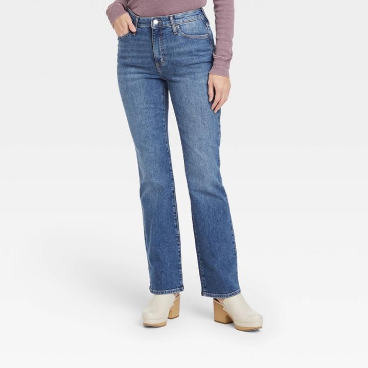 Women's High-rise Bootcut Jeans - Universal Thread Medium Wash 00,