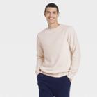 Men's Standard Fit Crewneck Sweatshirt - Goodfellow & Co Oatmeal Heather