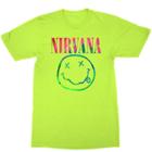 Merch Traffic Women's Plus Size Nirvana Logo Short Sleeve Graphic T-shirt - Neon