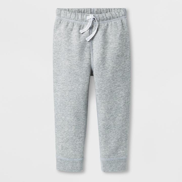Toddler Boys' Adaptive Fleece Jogger Pants - Cat & Jack Heather Gray