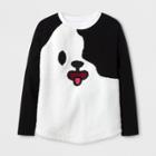 Girls' Toca Boca Cozy Long Sleeve Raglan T-shirt - Black Xl, Black White