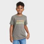 Boys' 'aspiring Inventor' Short Sleeve Graphic T-shirt - Cat & Jack Heather Gray