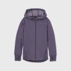 Girls' Fleece Full Zip Hoodie Sweatshirt - All In Motion Dusty Purple