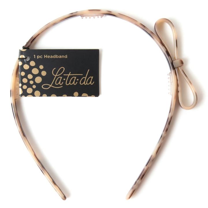 La-ta-da Tortoise Bow Headband - 1pc, Girl's, Gold