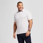 Men's Big & Tall Standard Fit Short Sleeve Polo Shirt - Goodfellow & Co White