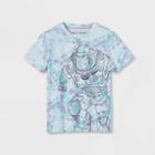 Boys' Disney Buzz Lightyear Short Sleeve Graphic T-shirt - Xs, Blue/blue/pink