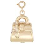Target 14kt Gold And Silver Bonded Purse Charm With Spring Ring-yellow Gold, Girl's,
