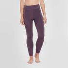 Wander By Hottotties Women's Velvet Lined Thermal Leggings - Ash Violet