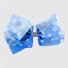 Girls' Jojo Siwa Snowflakes Bow Hair Clip - Blue