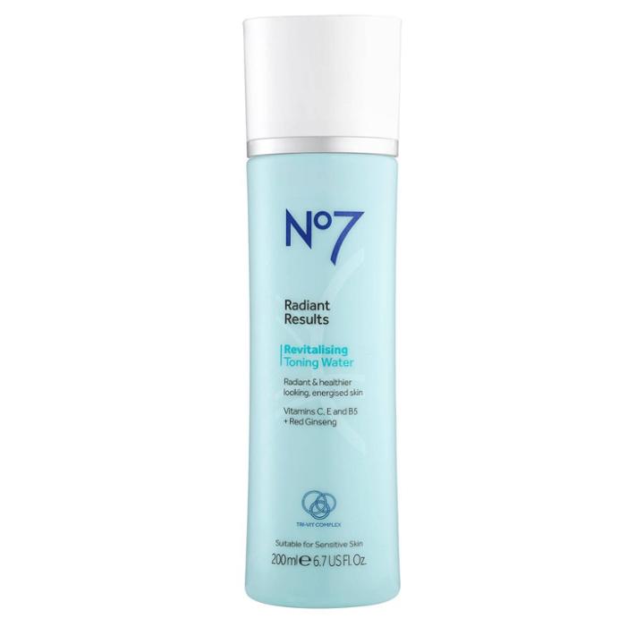 No7 Radiant Results Revitalising Toning Water - 6.7oz, Women's